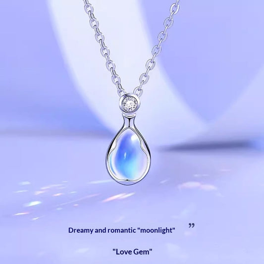 Womens 925 Sterling Silver Ruperts Tears Necklace